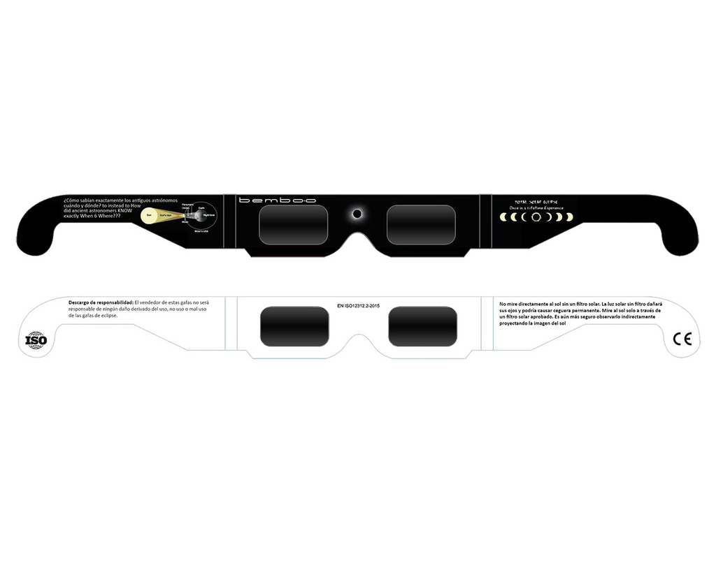 Gafa eclipse homologada ISO12312-2