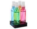 Expositor Novaclean capacidad para 4 limpiagafas 60 ml